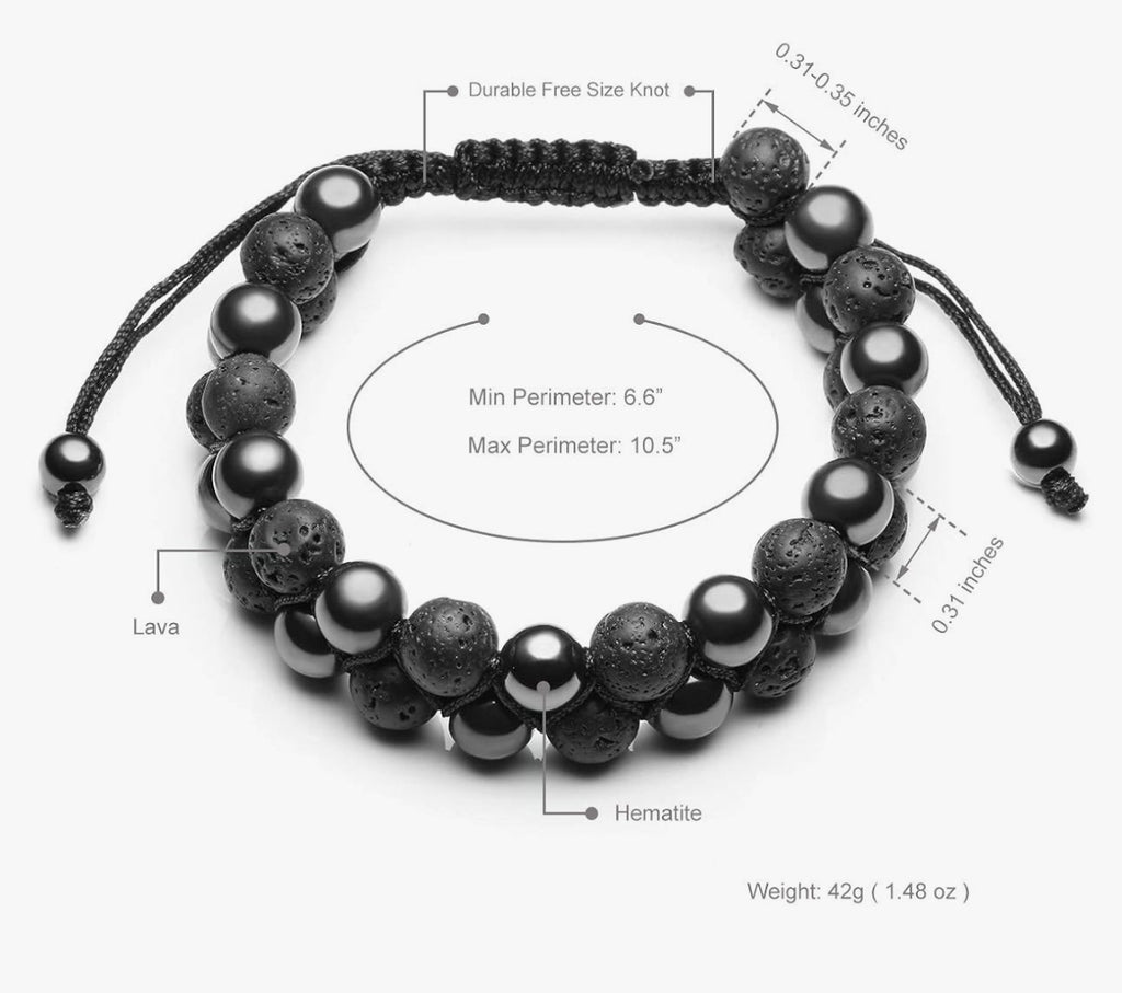 Adjustable energy bracelet