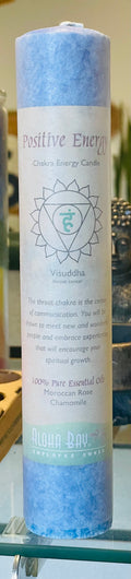 Throat Chakra Pillar Candle