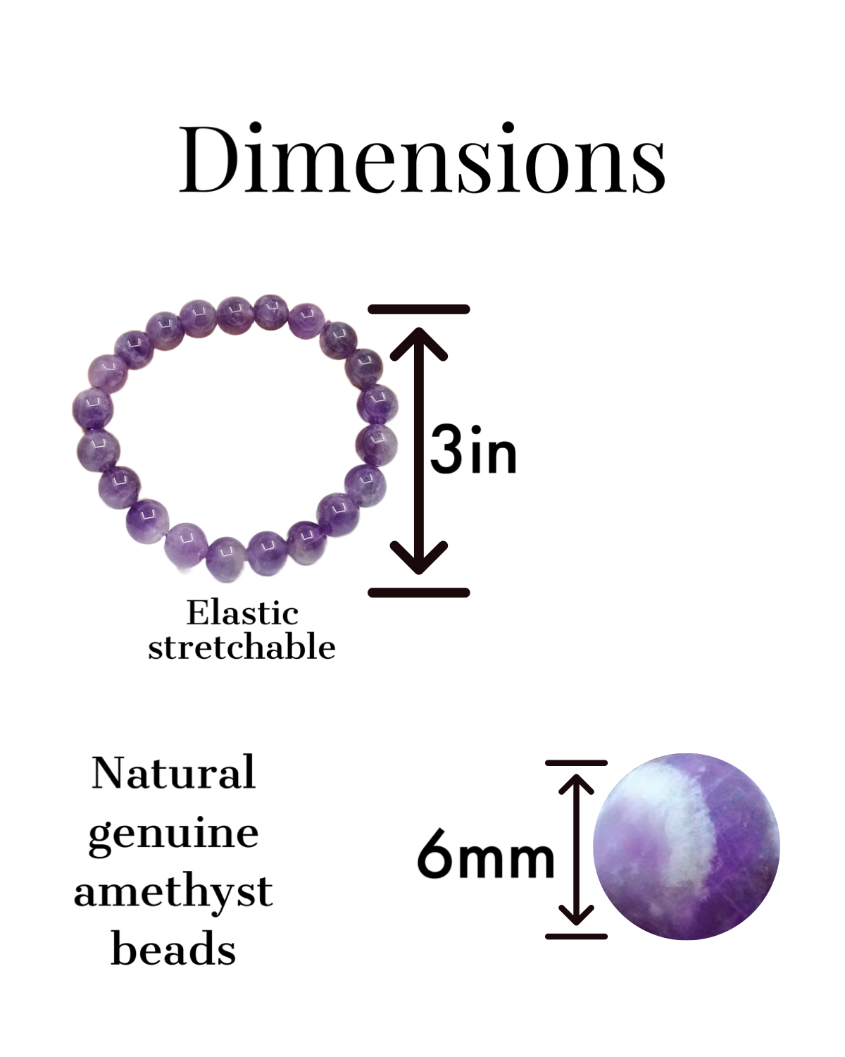 Amethyst bracelet