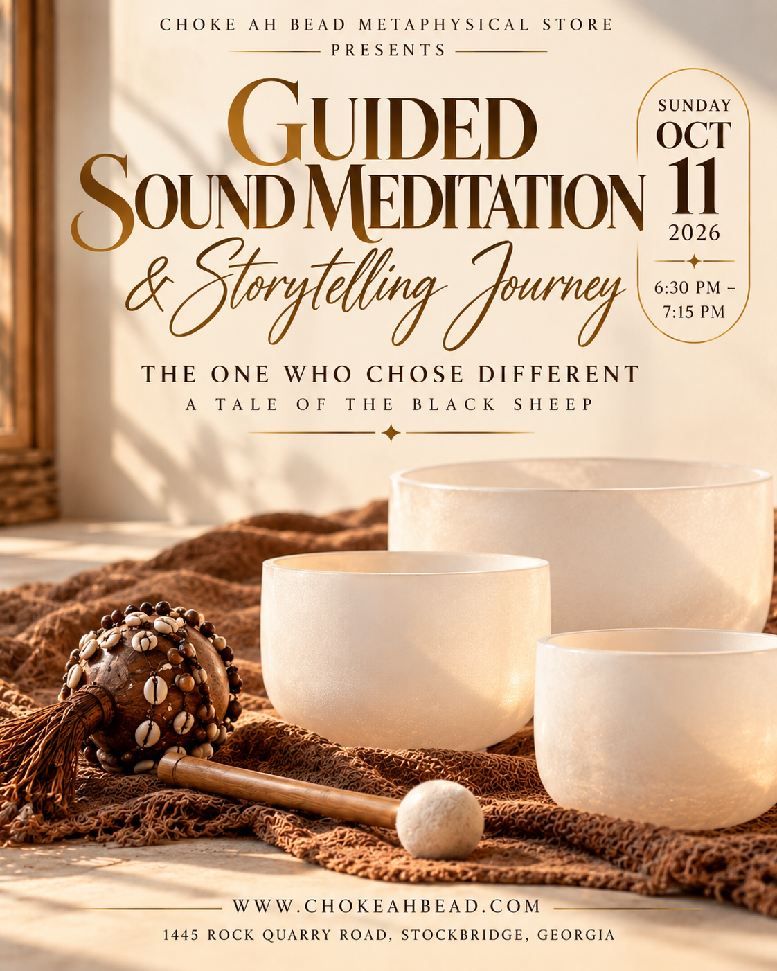 October- Guided Sound Meditation