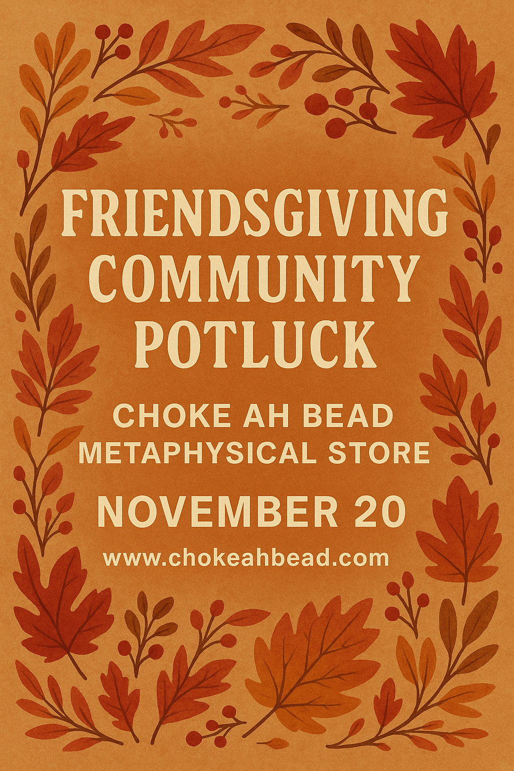 ✨ Friendsgiving Community Potluck ✨