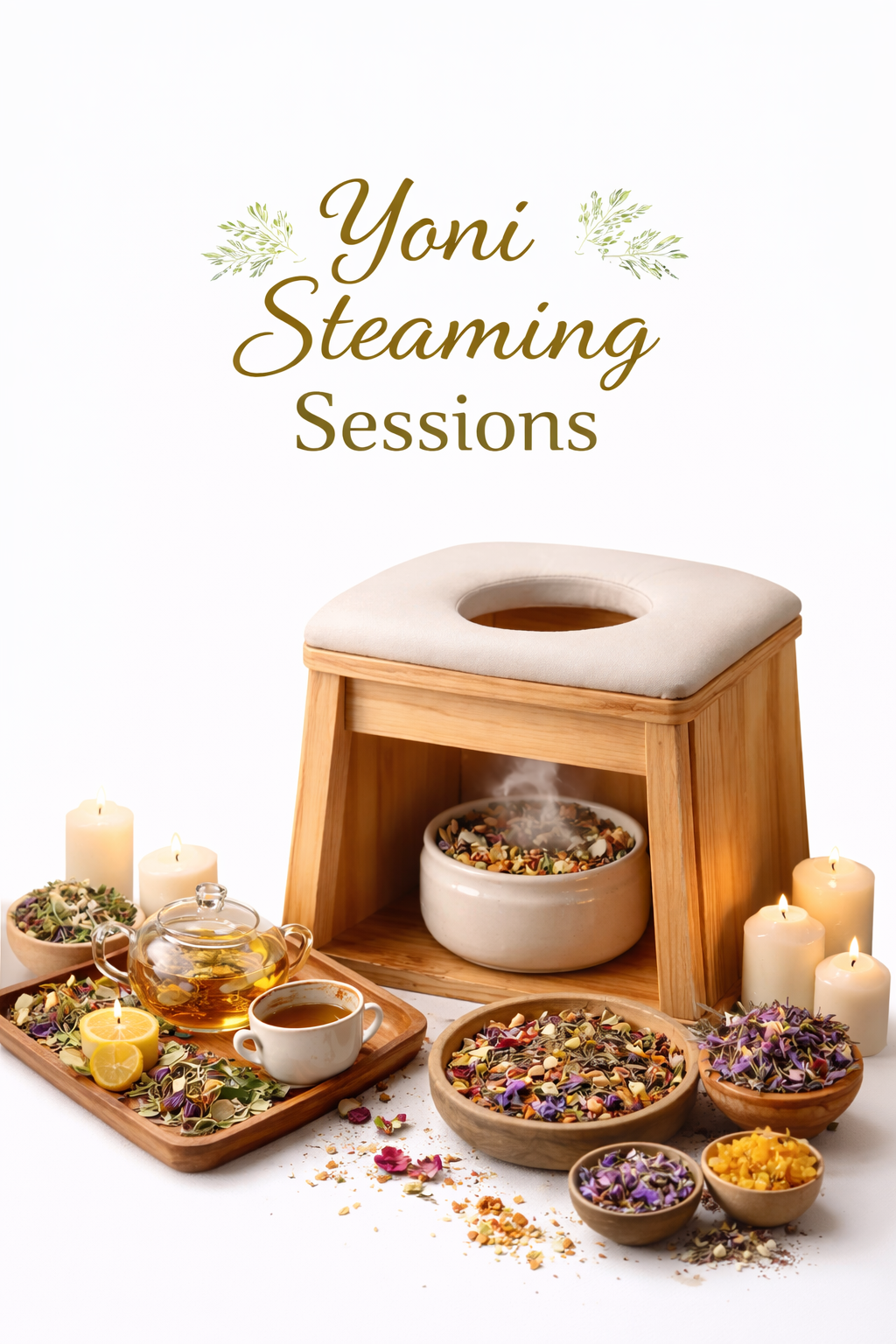 (Coming Soon) Yoni Steaming Session Herbal Womb Care & Sacred Rest