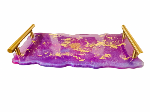 Alchemy Tray (purple and gold) (On Hand) (Already Made)