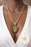 Malachite Copper Protection Necklace