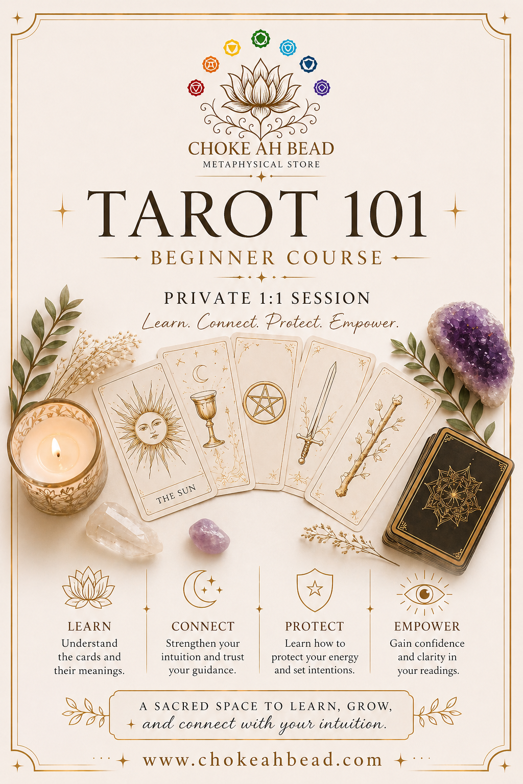 Tarot 101 – Beginner Friendly (Private Session)