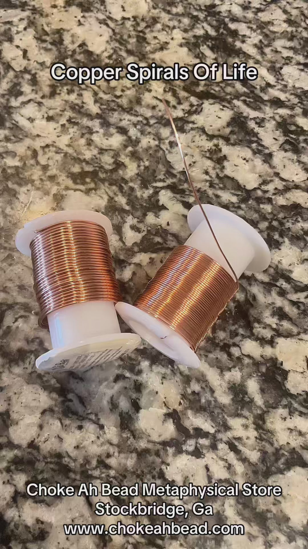 Copper Spirals Of Life Earrings