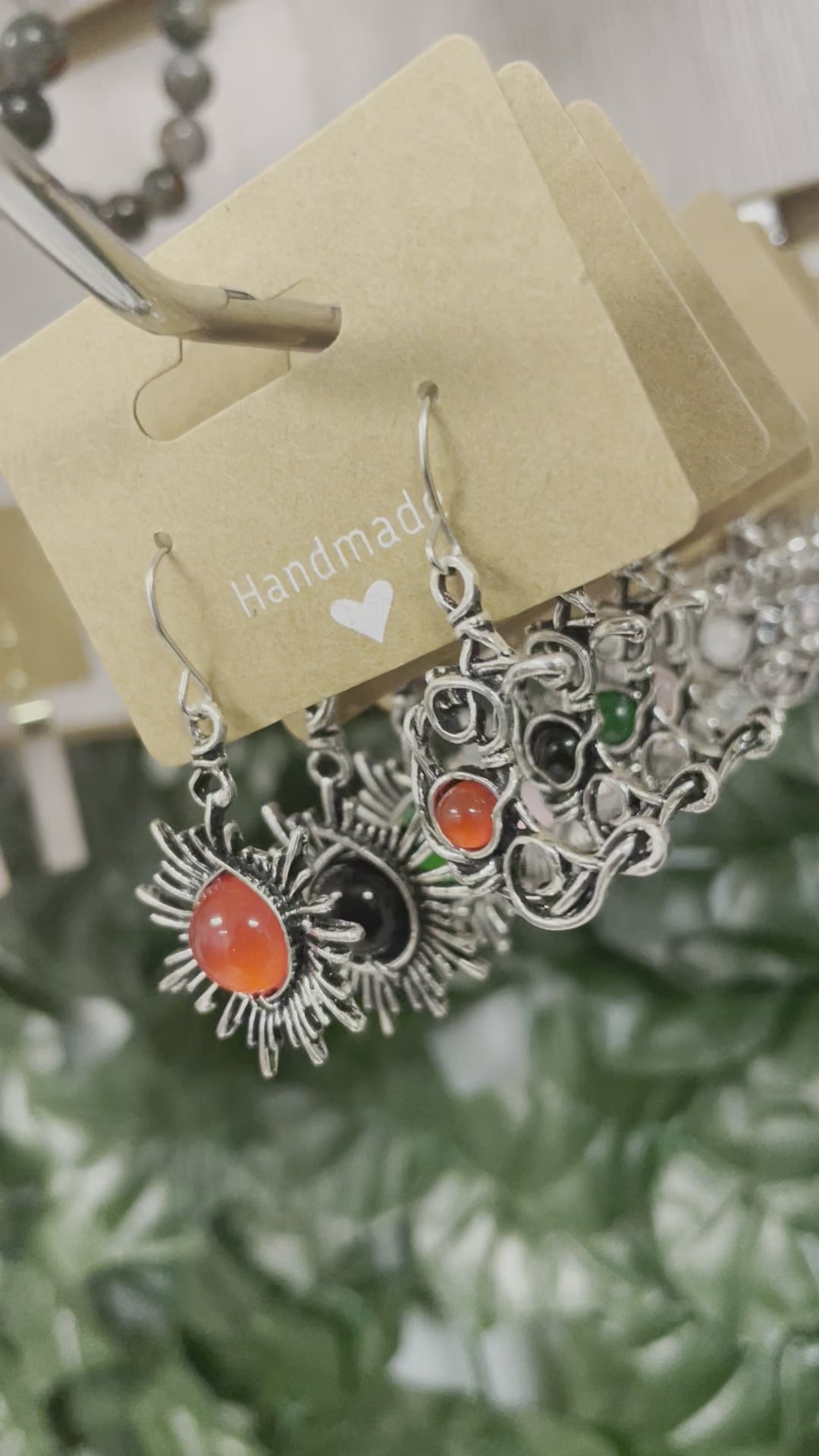 Sun & Moon Crystal Earrings