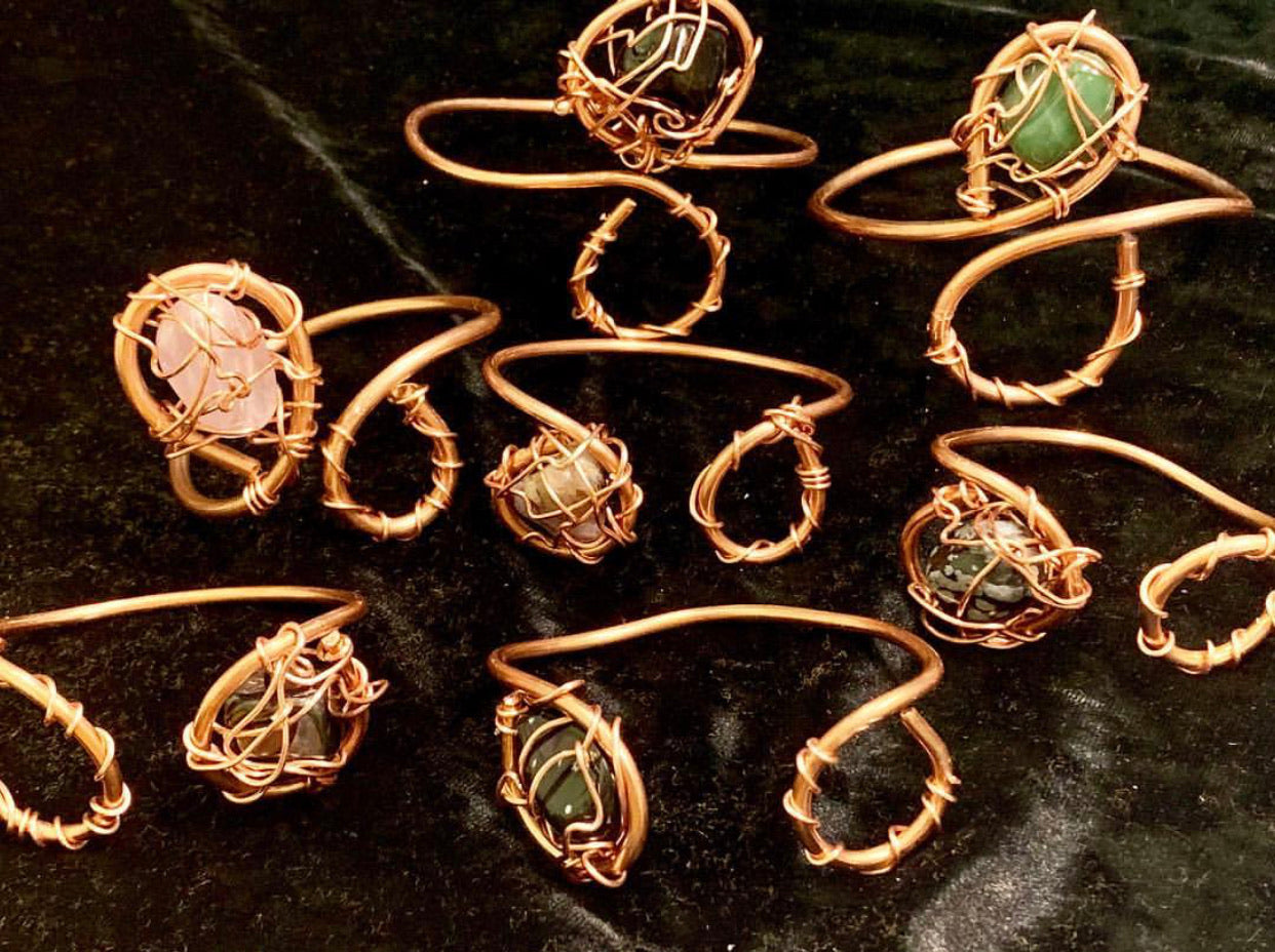 Copper Adjustable Cuff