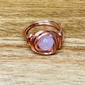 Copper gemstone rings